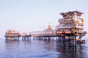 Fig. 4. One of Qatar’s major projects is the Bul Hanine redevelopment, which is designed to double the offshore field’s production rate. An additional 150 wells are planned through 2028. Image: Qatar Petroleum.