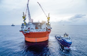 Fig. 1. As yet, the Eni-operated Goliat is the only producing oil field in the Barents Sea. Image: Eni.