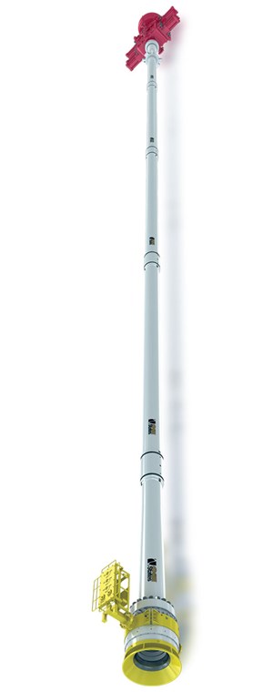 Fig. 4. The Merlin™ 15K HPHT riser system enables cost-effective drilling of shallow-water HPHT wells with a jackup rig.