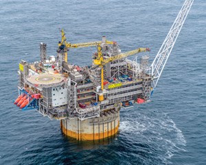 Fig. 1. It was a big year in 2018 for the Norwegian Continental Shelf, as Aasta Hansteen field went onstream as one of 84 fields active offshore Norway. Image: Equinor, photo by Roar Lindefjeld and Bo B. Randulff.