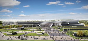 Fig. 1. The Event Complex Aberdeen (TECA) is Scotland’s brand new, state-of-the-art events center in Aberdeen, which will be named “P&amp;J Live,” when it opens this summer.