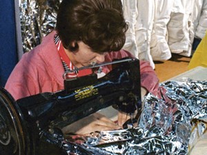 Fig. 1. When NASA needed a lunar spacesuit for the Apollo astronauts, they turned to the experts—the women who sewed girdles and bras for Playtex. Source: CBS News.