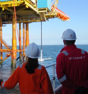 Subsea7 employees working offshore Egypt