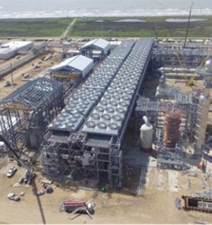 photo of the Freeport liquified natural gas terminal