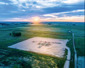 Fig. 3. A production pad within Noble’s 342,000-net-acre DJ leasehold. Image: Noble Energy Inc.