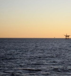 platform in the Gulf of Mexico