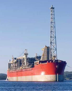 Fig. 2. Assuming that Husky’s West White Rose Project proceeds, its oil production will be routed to the existing &lt;i&gt;SeaRose&lt;&#x2F;i&gt; FPSO at the original White Rose field site. Image: Suncor Energy Inc.