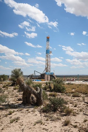 Fig. 1. There can be considerable disparity in performance between top-tier and third-tier operators in the Delaware basin of West Texas. Image: Latshaw Drilling Company.