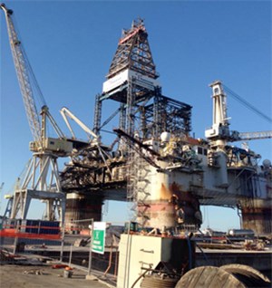 Transocean offshore drilling rig