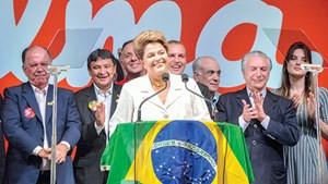 Brazillian President Dilma Rousseff was re-elected in the midst of a corruption scandal.