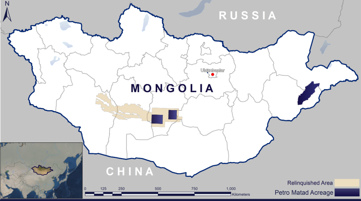 Mongolia’s Petro Matad moves forward with Block XX Exploitation License