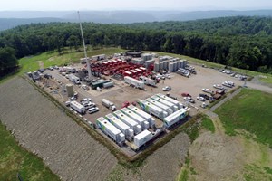 Halliburton and Voltagrid deployment on Chesapeake Energy site in the Marcellus shale