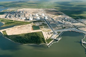 The Sabine Pass LNG site