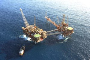 Production platform offshore Australia