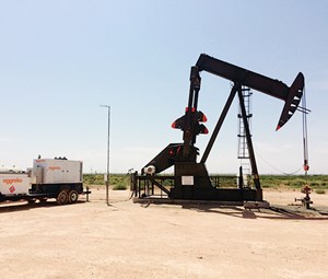 Fig. 2. Aggreko’s Power Automation package for rod pumps cut fuel costs in half on this Permian basin project.