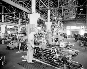 Fig. 2. Richmond Refinery machine shop in 1931 supported the West Coast’s largest and most advanced refinery plant.