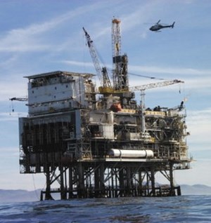 oil platform offshore California