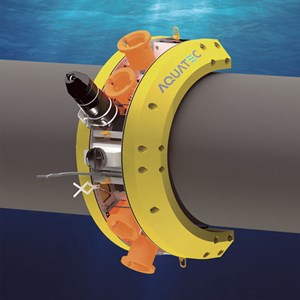 Fig. 14. KINEKtron® is a retrofit subsea strain monitoring system developed by Aquatec.