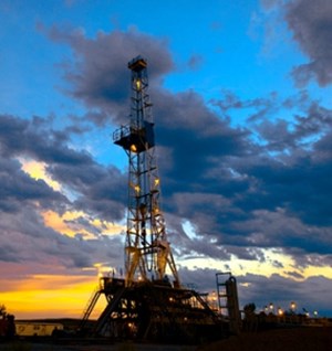 oil drilling rig in the Appalachian basin