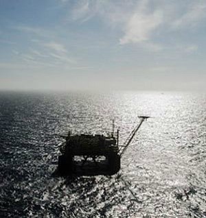 offshore oil exploration and drilling platform