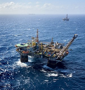 Petrobras oil rig offshore Brazil