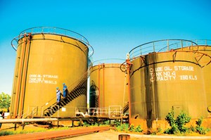 Fig. 4. To compete with international companies in the industry, and to help withstand crude price volatility, India is combining its state-run oil companies to form a new, integrated oil major. Photo: Oil India.