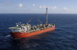 Fig. 3. The Terra Nova FPSO underwent $500 million of overhaul work in Spain, but now it is undergoing additional work before it goes back on site at the field. Image: Suncor.