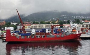 Fig. 2. Vessel Hannah Kristina serving seven LMPs along the Norwegian coastline.