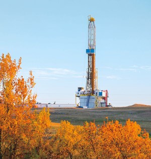 Fig. 6. Oil drilling in North Dakota’s prolific Bakken shale will be up about 4%, despite production bottleneck problems. Image: Hess Corporation.