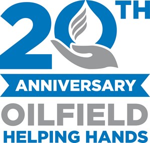 Oilfield Helping Hands 20th anniversary logo