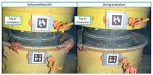 Fig. 4. Pictures of the wellhead lift. Image: 4Subsea.