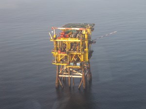 Ariel view of the Unity platform, where Sparrow will perform lifting services