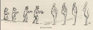 Fig. 1. “Evolution” in 1889 edition of Mark Twain’s A Connecticut Yankee in King Arthur’s Court.