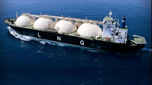 LNG vessel on the water