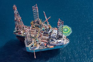 Fig. 2. Offshore drilling activity in the Middle East, comprised mostly of jackups like this one working for ADNOC Drilling, is at its highest level in about three years. Image: ADNOC Drilling.