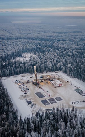 Fig. 1. Canadian drilling should rise 13.9%, reaching its highest level in at least six years. Image: Chevron Corporation.