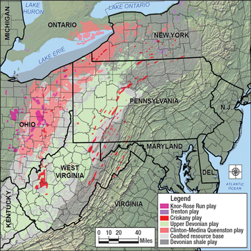 The Marcellus Shale is the largest contiguous natural gas deposit in the world.